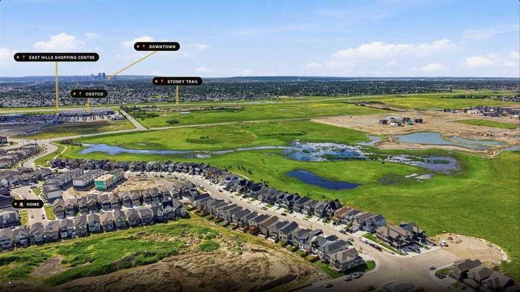 82 Belvedere Green Se, Calgary, AB - Outdoor With View