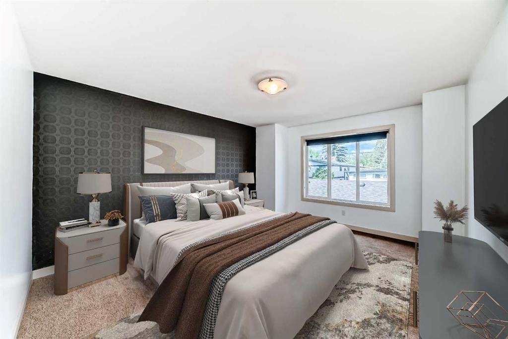 2-1921 30 Street Sw, Calgary, AB - Indoor Photo Showing Bedroom