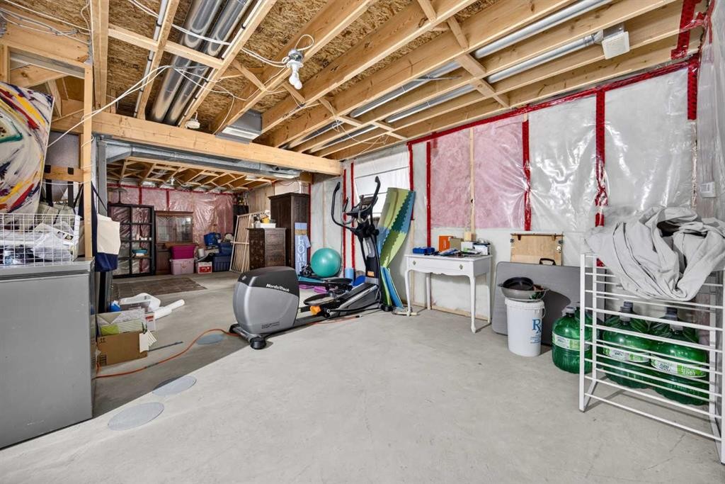 437 Tuscany Drive Nw, Calgary, AB - Indoor Photo Showing Basement
