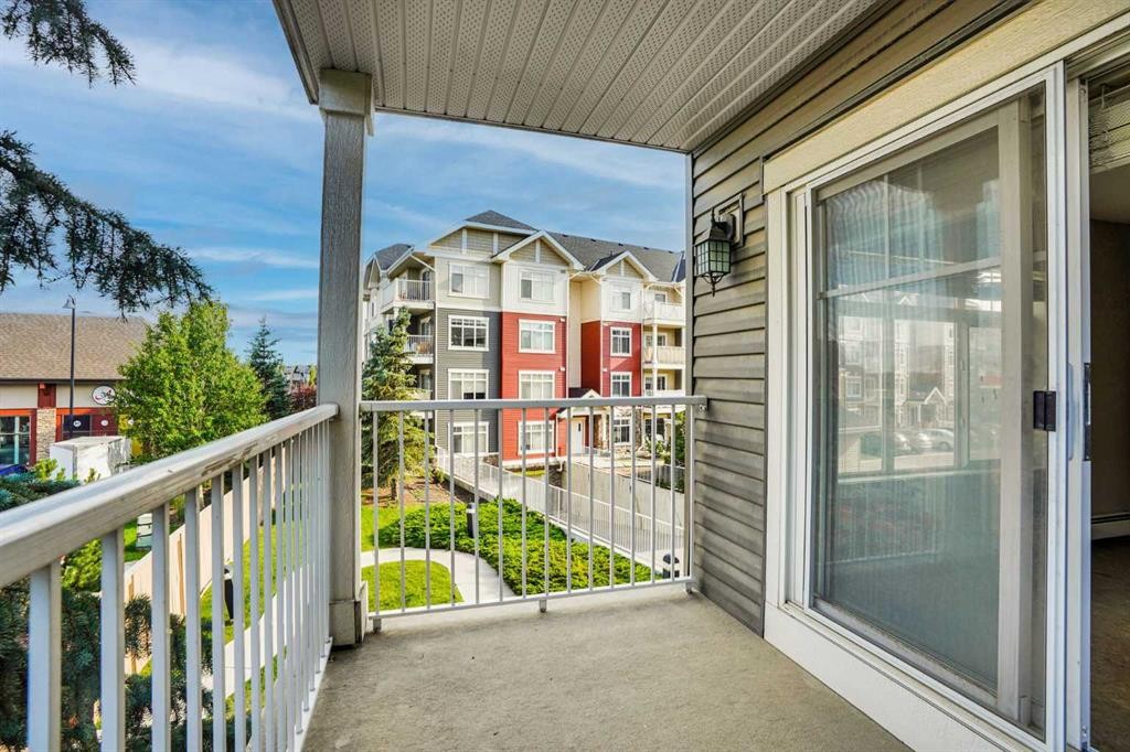 2201-155 Skyview Ranch Way Ne, Calgary, AB - Outdoor With Balcony With Exterior