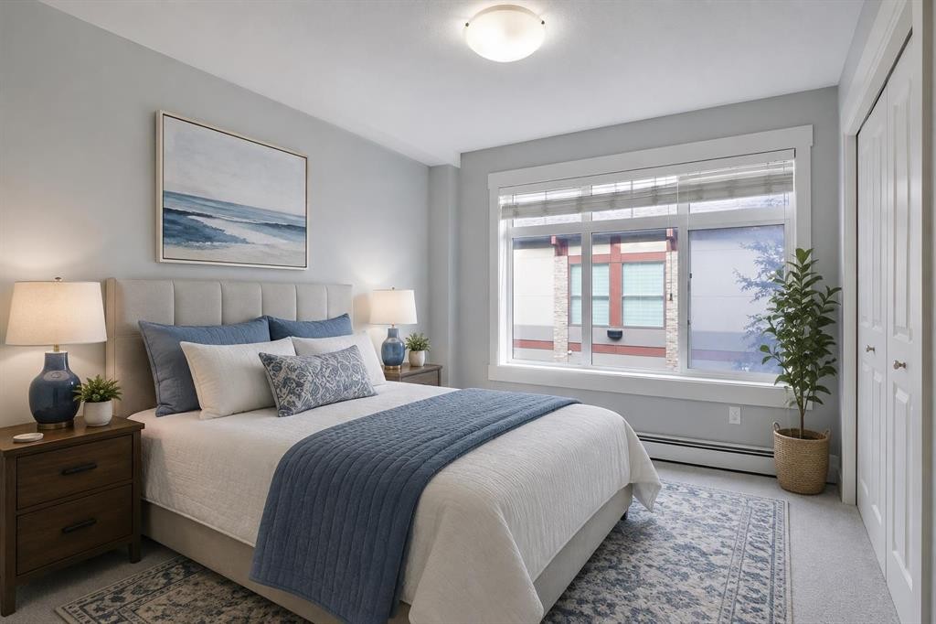 2201-155 Skyview Ranch Way Ne, Calgary, AB - Indoor Photo Showing Bedroom
