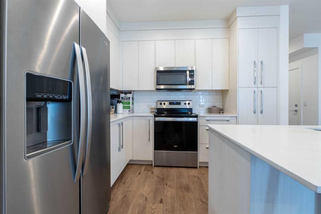 1207-681 Savanna Boulevard Ne, Calgary, AB - Indoor Photo Showing Kitchen