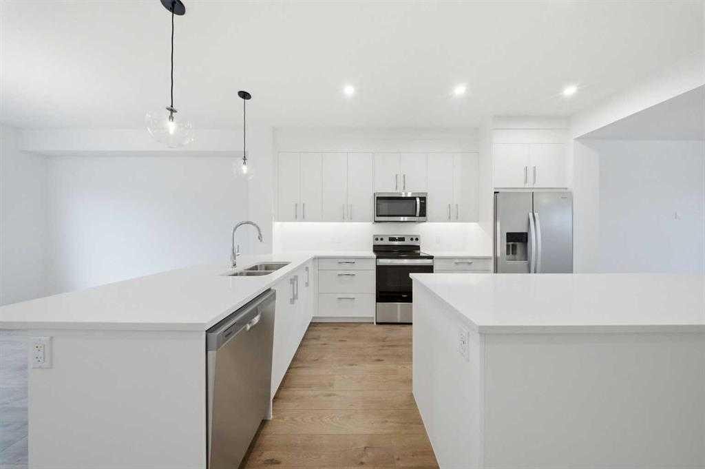 272 Huxbury View Ne, Calgary, AB - Indoor Photo Showing Kitchen With Stainless Steel Kitchen With Double Sink With Upgraded Kitchen