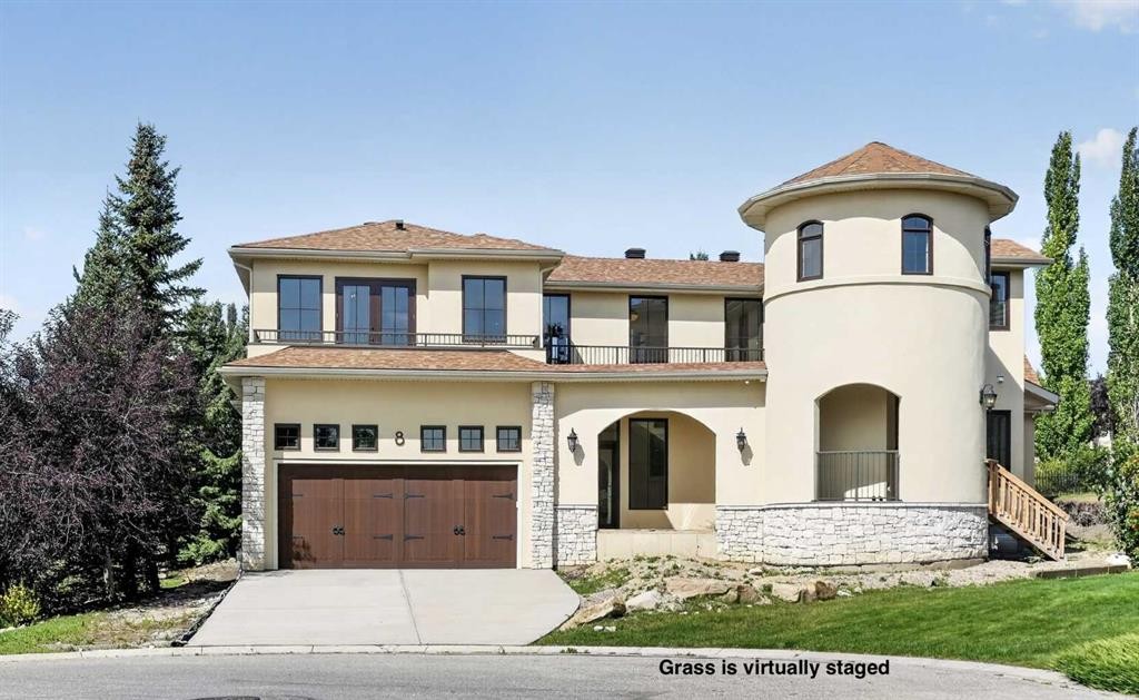 8 Spring Valley Lane Sw, Calgary, AB - Outdoor With Balcony