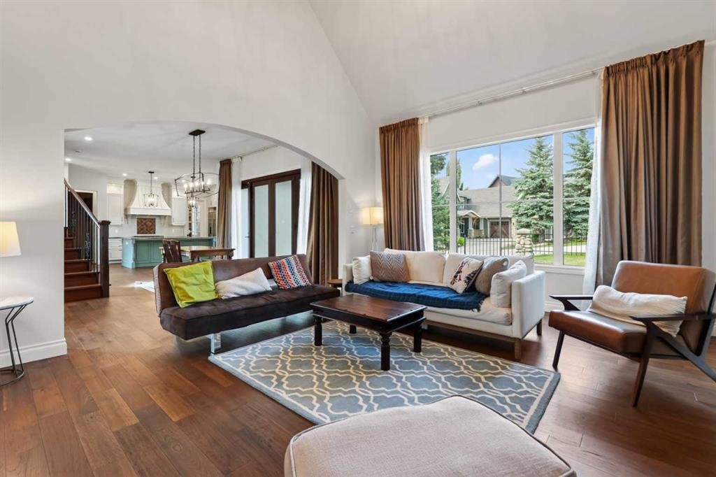 8 Spring Valley Lane Sw, Calgary, AB - Indoor Photo Showing Living Room