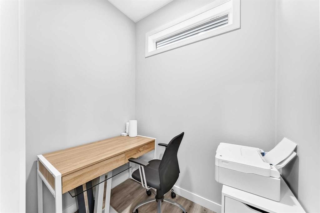 164 Langwell Common Se, Airdrie, AB - Indoor Photo Showing Office