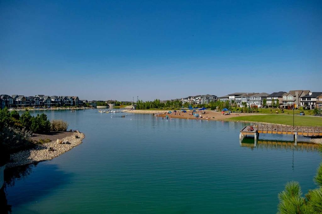 2108-11 Mahogany Row Se, Calgary, AB - Outdoor With Body Of Water With View