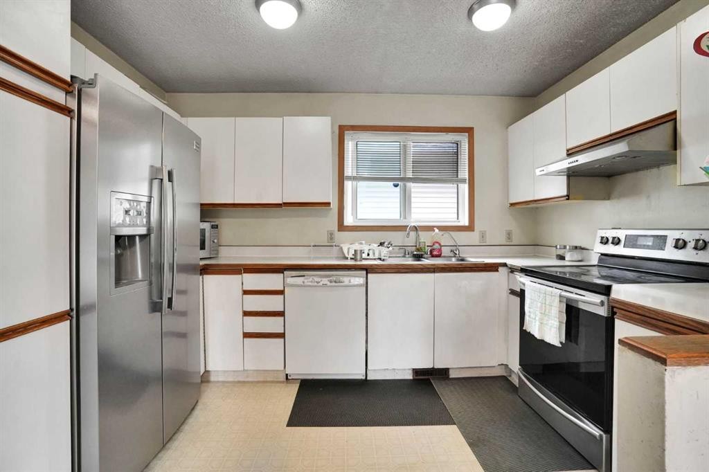28 Martinridge Road Ne, Calgary, AB - Indoor Photo Showing Kitchen With Double Sink