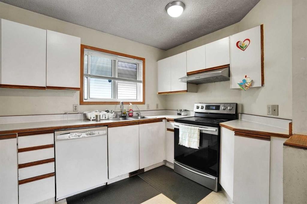28 Martinridge Road Ne, Calgary, AB - Indoor Photo Showing Kitchen With Double Sink