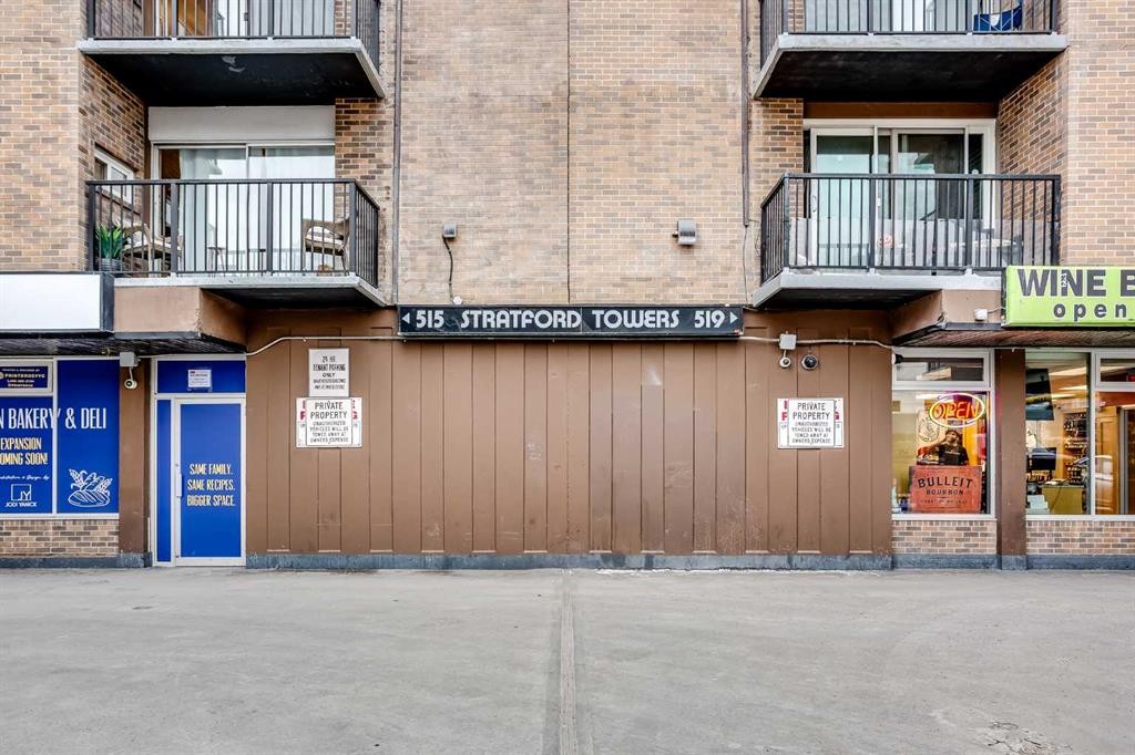 2C-515 17 Avenue Sw, Calgary, AB - Outdoor With Balcony