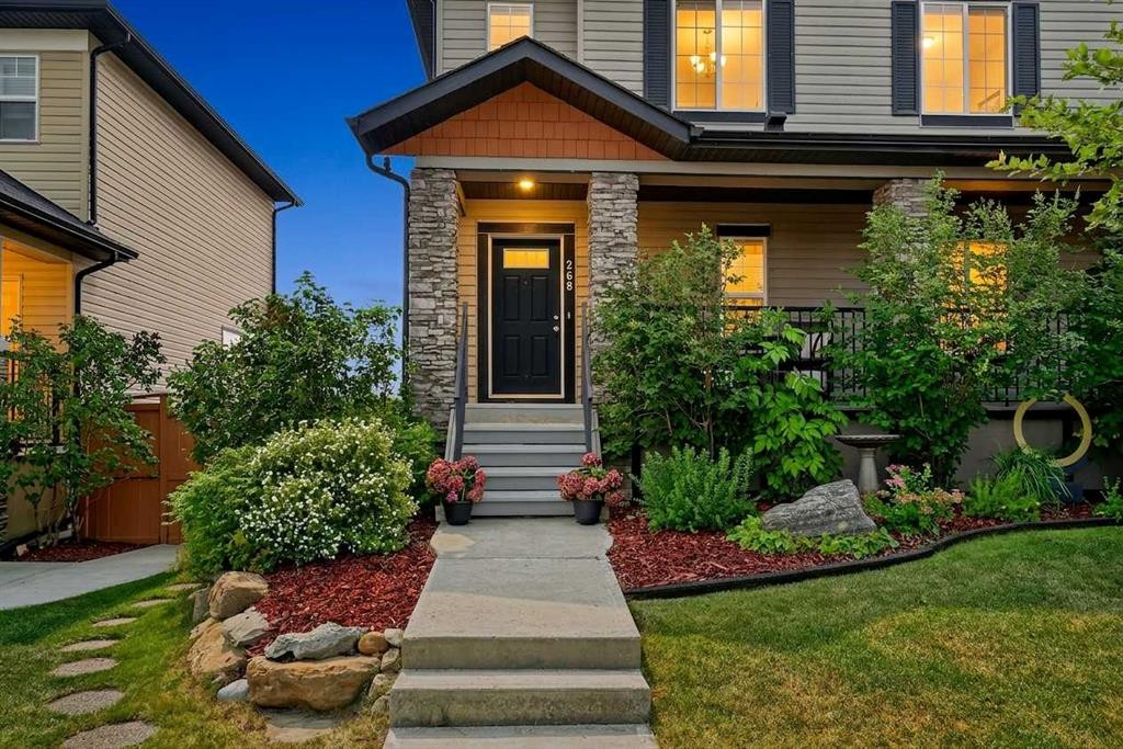 268 Rainbow Falls Green, Chestermere, AB - Outdoor With Deck Patio Veranda