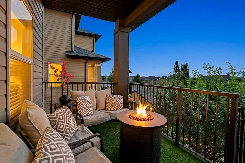 268 Rainbow Falls Green, Chestermere, AB - Outdoor With Deck Patio Veranda With Exterior