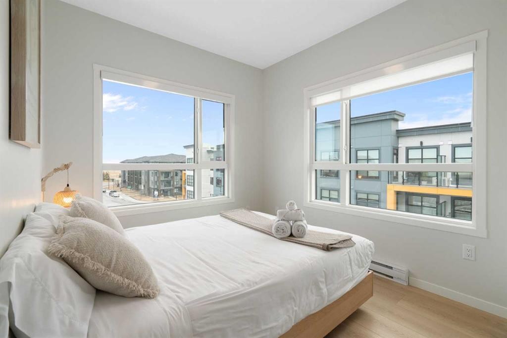 6412-20295 Seton Way Se, Calgary, AB - Indoor Photo Showing Bedroom