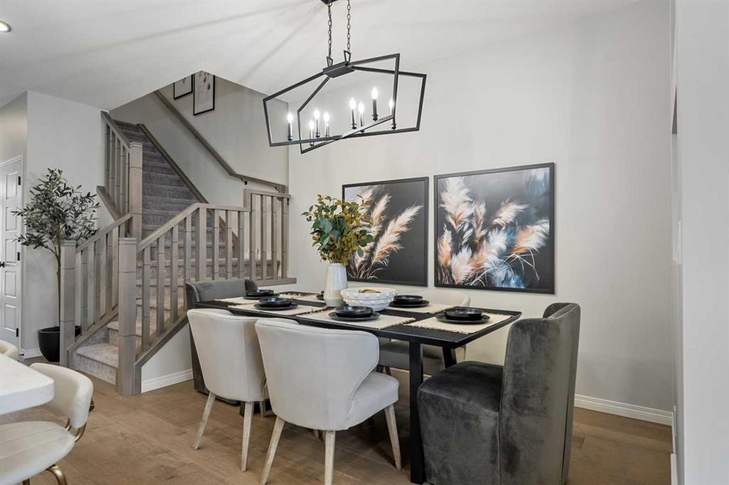 541 Bridgeport Street, Chestermere, AB - Indoor Photo Showing Dining Room