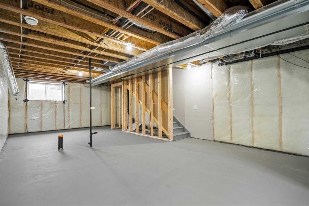 541 Bridgeport Street, Chestermere, AB - Indoor Photo Showing Basement