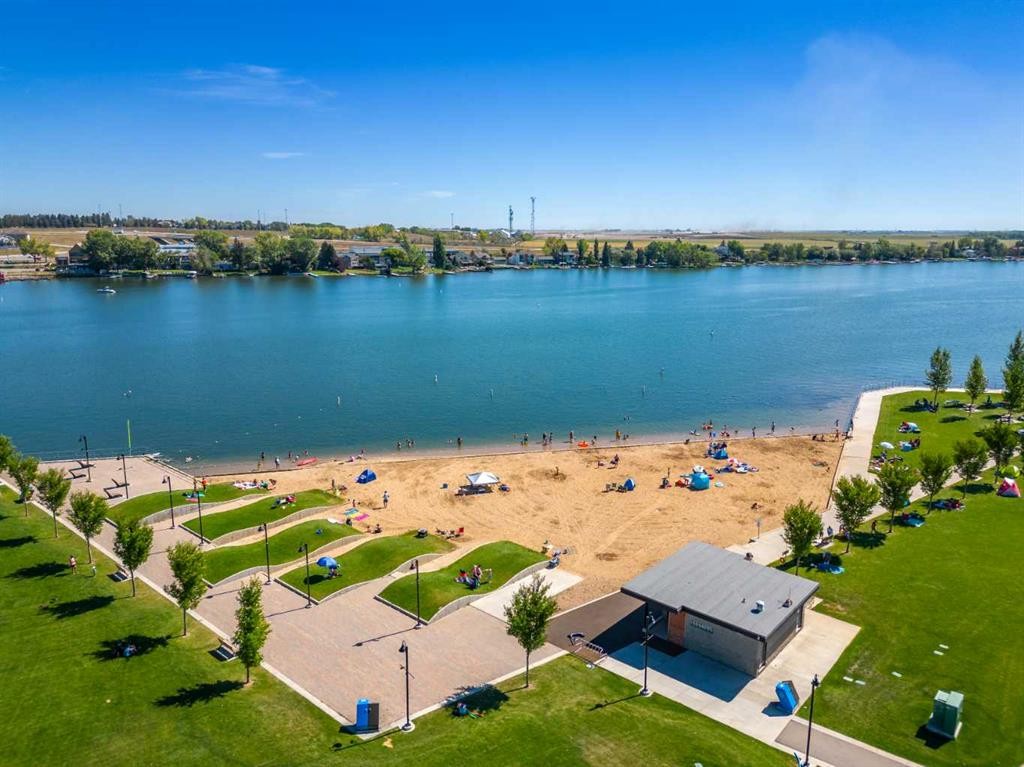 541 Bridgeport Street, Chestermere, AB - Outdoor With Body Of Water With View