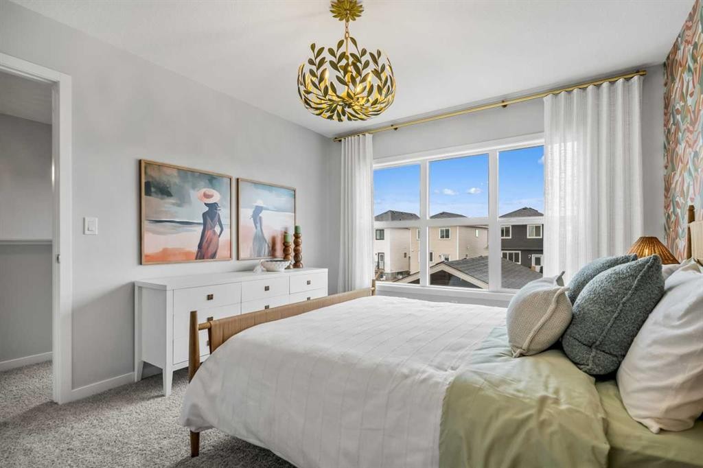 545 Bridgeport Street, Chestermere, AB - Indoor Photo Showing Bedroom