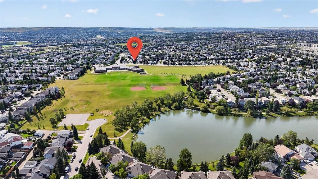 446 Harvest Hills Drive Ne, Calgary, AB - Outdoor With Body Of Water With View