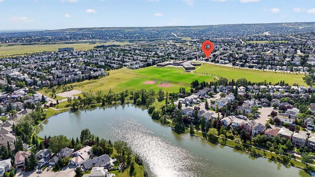 446 Harvest Hills Drive Ne, Calgary, AB - Outdoor With Body Of Water With View