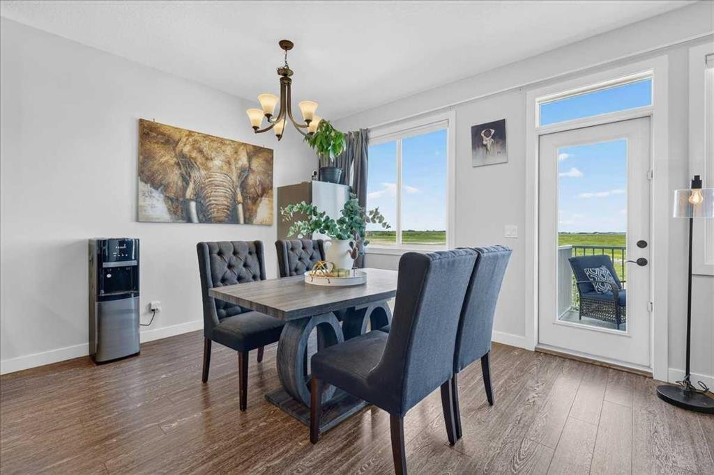 61 Hanson Lane Ne, Langdon, AB - Indoor Photo Showing Dining Room