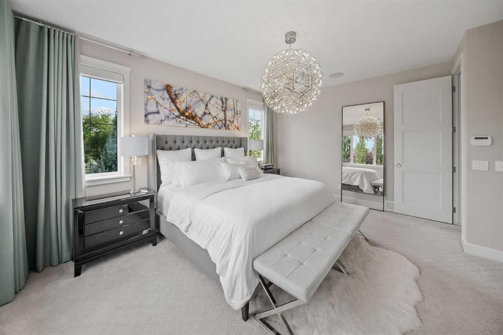 656 Quarry Way Se, Calgary, AB - Indoor Photo Showing Bedroom