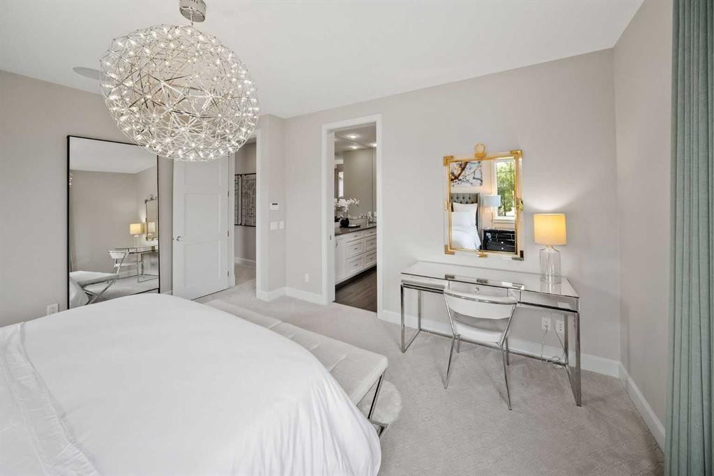 656 Quarry Way Se, Calgary, AB - Indoor Photo Showing Bedroom
