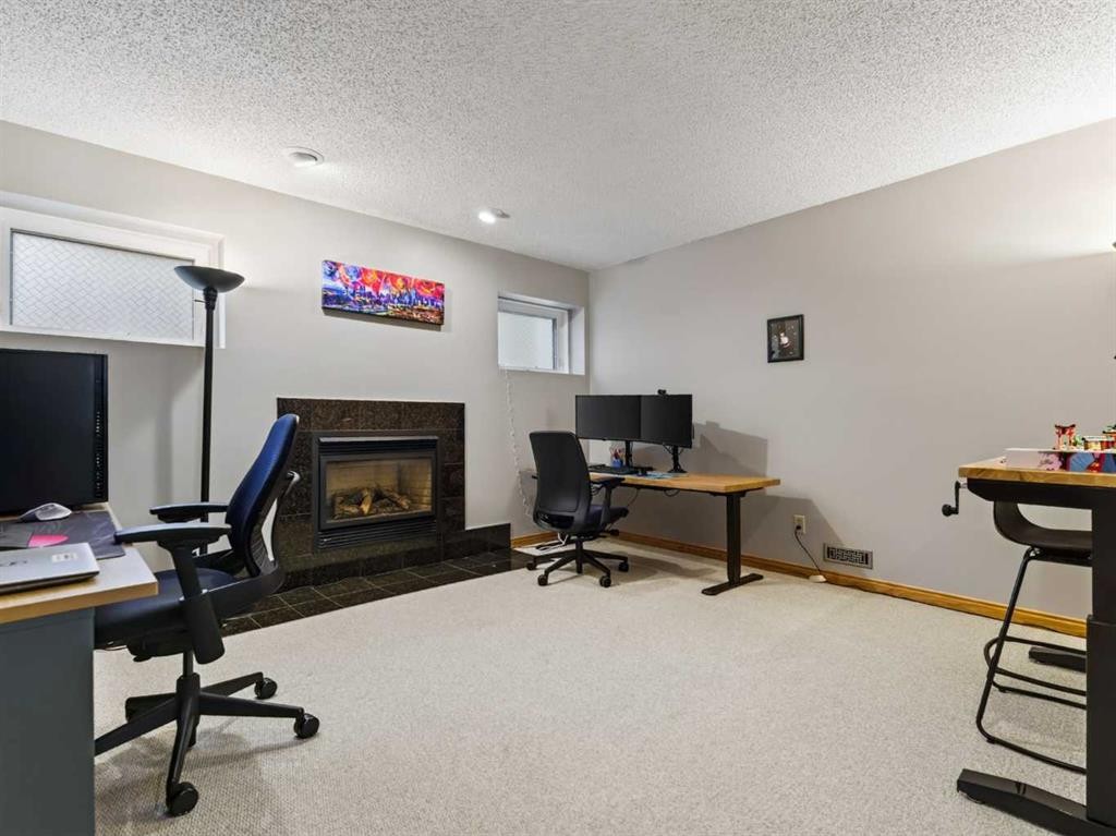 115 Wood Valley Court Sw, Calgary, AB - Indoor Photo Showing Office