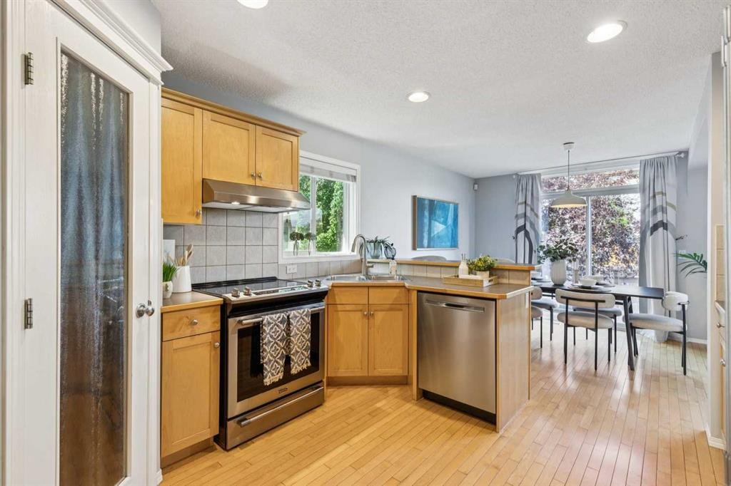 258 West Ranch Place Sw, Calgary, AB - Indoor Photo Showing Kitchen With Stainless Steel Kitchen