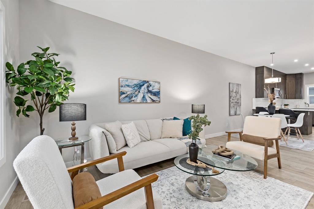 943 Legacy Circle Se, Calgary, AB - Indoor Photo Showing Living Room