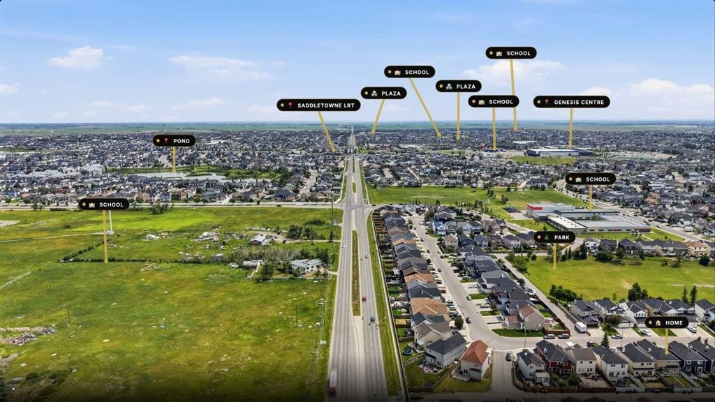 19 Martha'S Meadow Close Ne, Calgary, AB - Outdoor With View