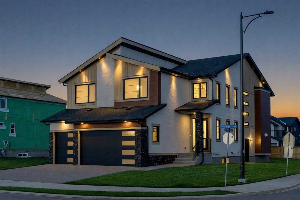 153 Waterford Passage, Chestermere, AB - Outdoor With Facade