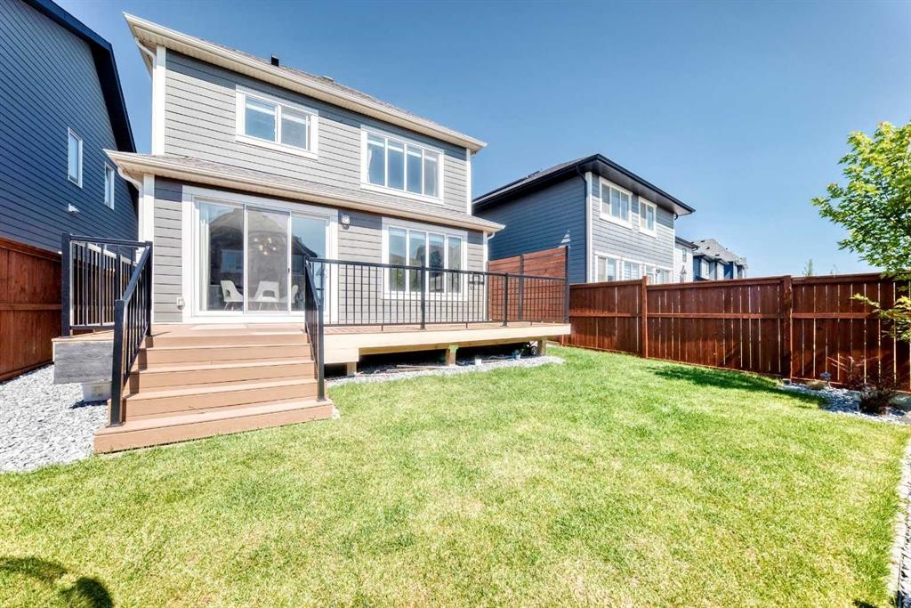 105 Magnolia Manor Se, Calgary, AB - Outdoor With Deck Patio Veranda