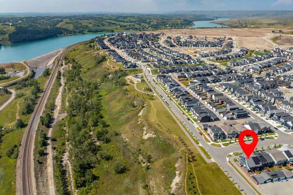 182 Rowley Gate Nw, Calgary, AB - Outdoor With Body Of Water With View