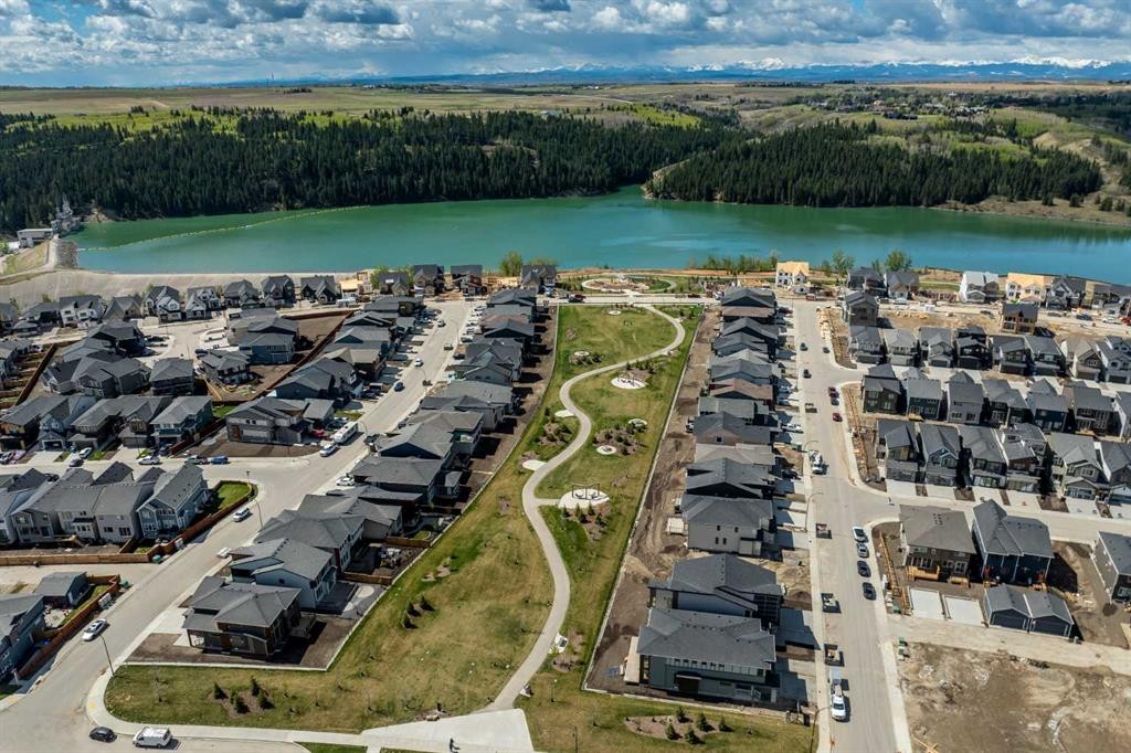 182 Rowley Gate Nw, Calgary, AB - Outdoor With Body Of Water With View