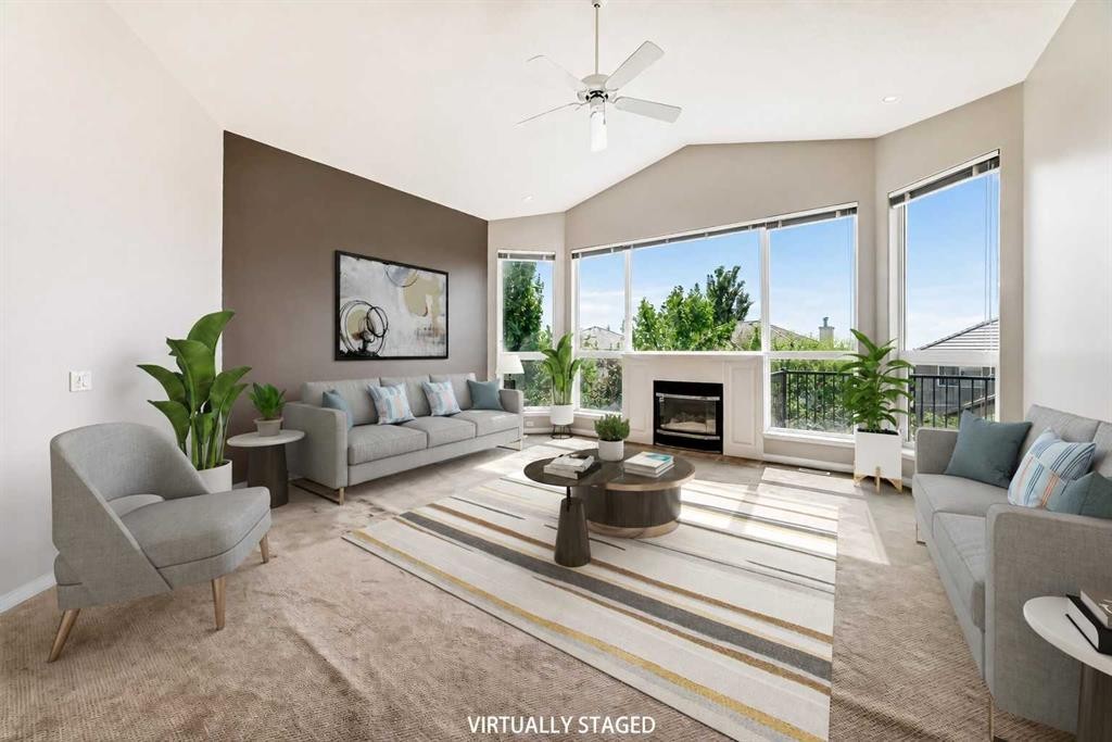 35 Arbour Vista Way Nw, Calgary, AB - Indoor Photo Showing Living Room