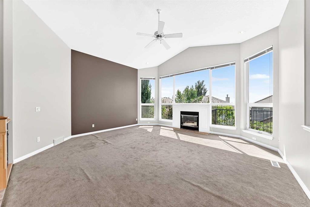 35 Arbour Vista Way Nw, Calgary, AB - Indoor With Fireplace
