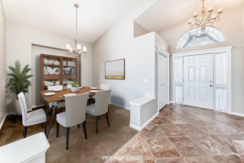 35 Arbour Vista Way Nw, Calgary, AB - Indoor Photo Showing Dining Room
