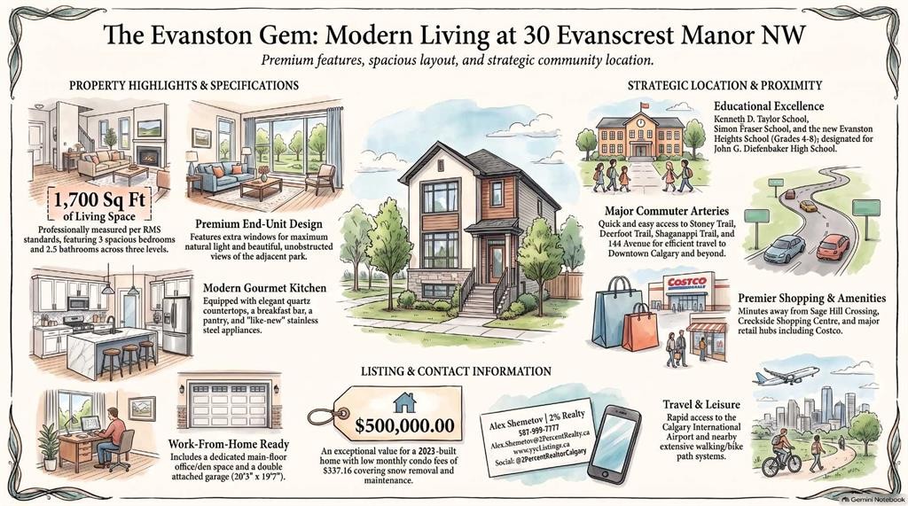 30 Evanscrest Manor Nw, Calgary, AB