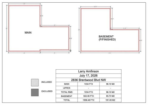 2836 Brentwood Boulevard Nw, Calgary, AB 