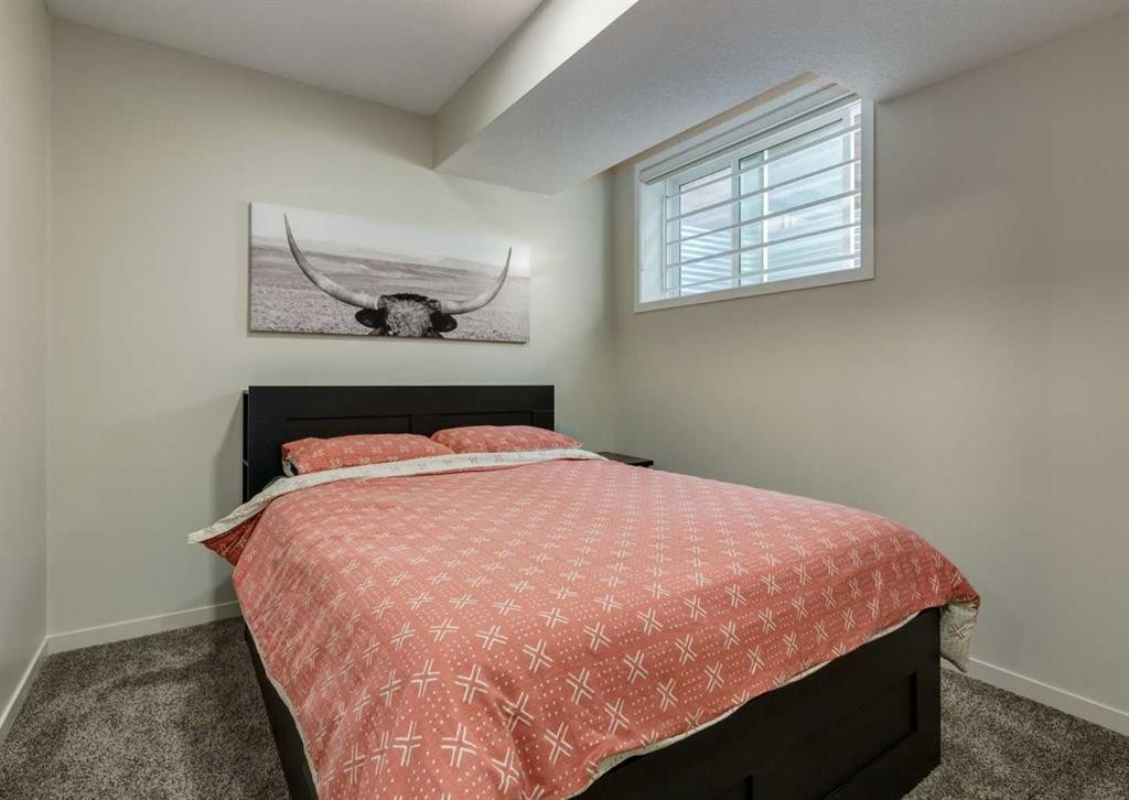 71 Seton Gardens Se, Calgary, AB - Indoor Photo Showing Bedroom