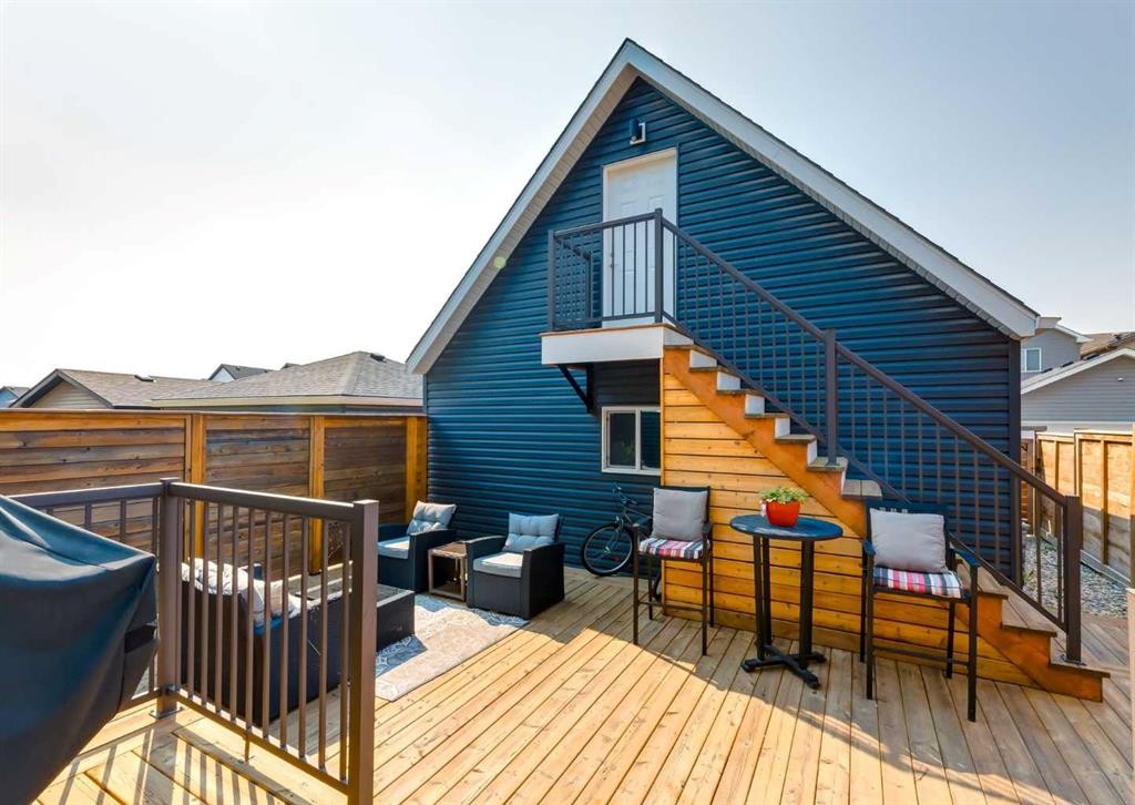 71 Seton Gardens Se, Calgary, AB - Outdoor With Deck Patio Veranda With Exterior