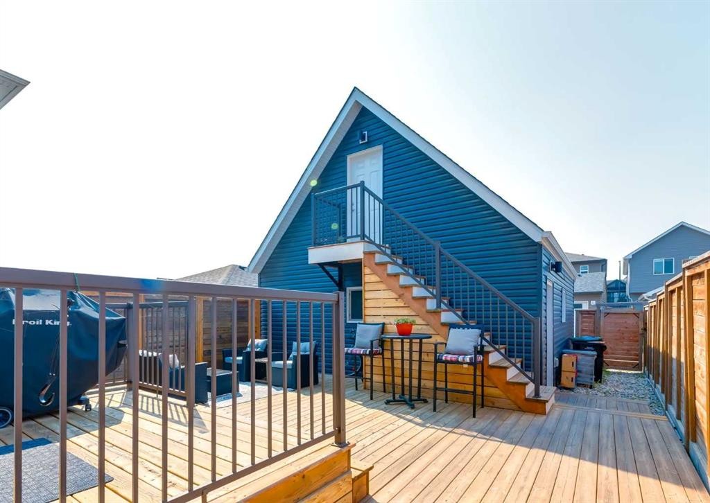 71 Seton Gardens Se, Calgary, AB - Outdoor With Deck Patio Veranda