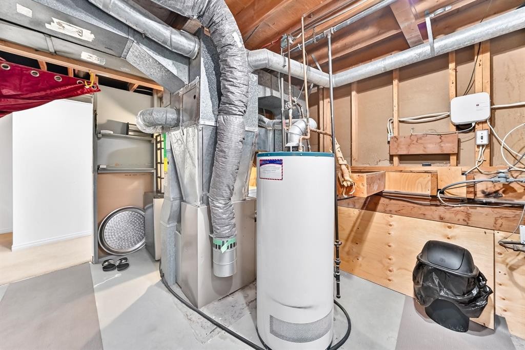 983 Rundlecairn Way Ne, Calgary, AB - Indoor Photo Showing Basement