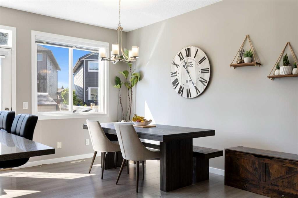 69 Chaparral Valley Crescent Se, Calgary, AB - Indoor Photo Showing Dining Room