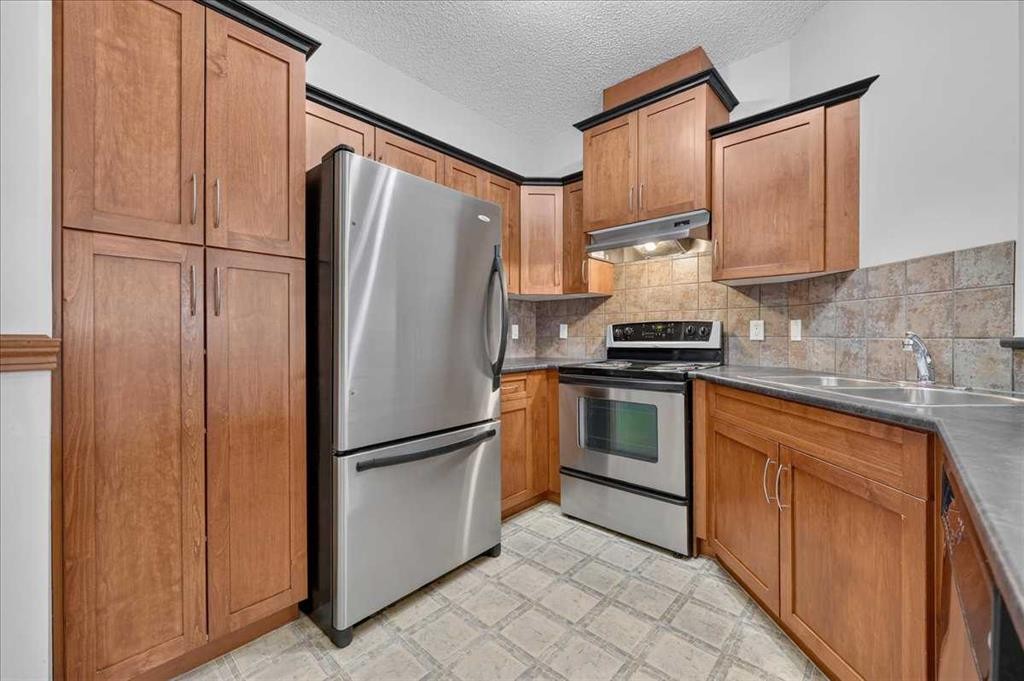 537-10 Discovery Ridge Close Sw, Calgary, AB - Indoor Photo Showing Kitchen With Double Sink