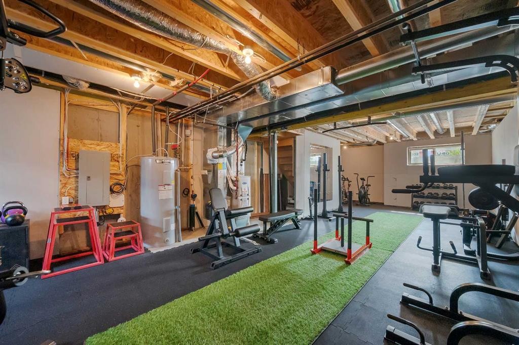 250 Carrington Gate Nw, Calgary, AB - Indoor Photo Showing Basement