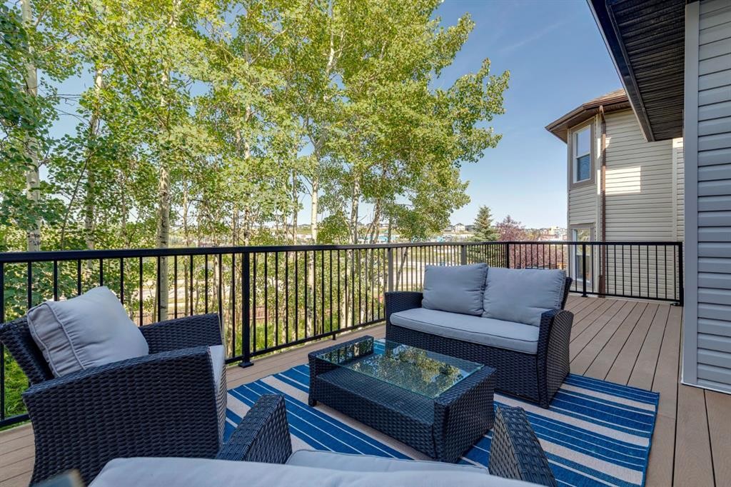 91 St Moritz Terrace Sw, Calgary, AB - Outdoor With Deck Patio Veranda With Exterior