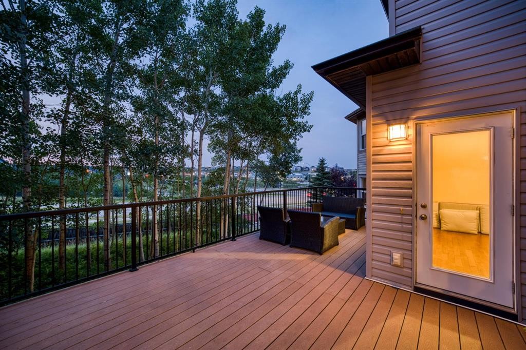 91 St Moritz Terrace Sw, Calgary, AB - Outdoor With Deck Patio Veranda With Exterior