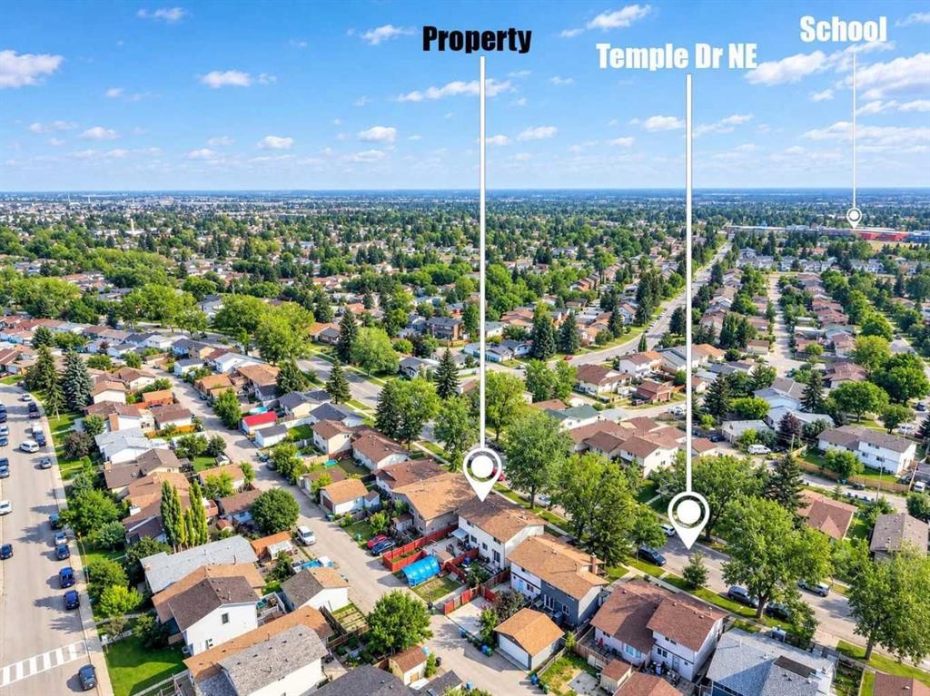 5620 Temple Drive Ne, Calgary, AB - Outdoor With View