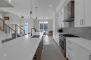 7712 36 Avenue Nw, Calgary, AB  - Indoor Photo Showing Kitchen With Double Sink With Upgraded Kitchen 